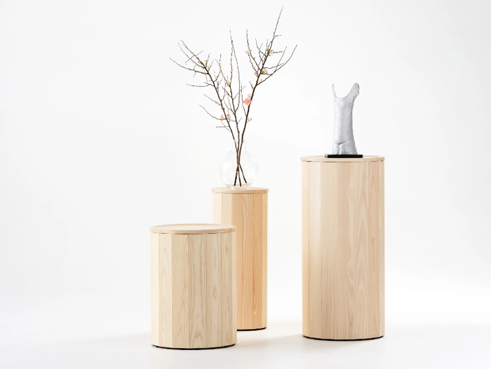 CAP PODIUM - Wooden pedestal _ Karl Andersson